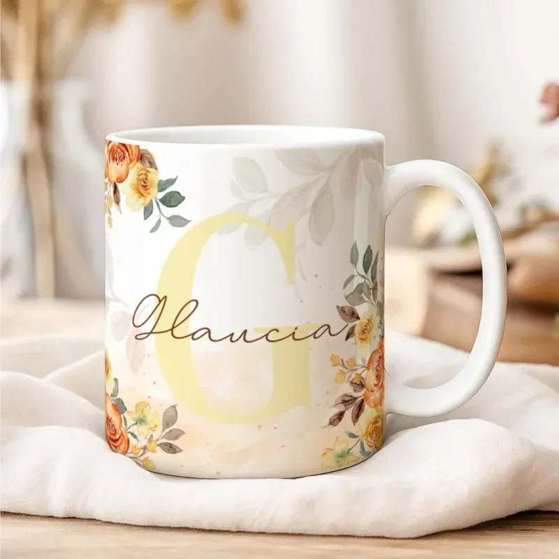 Caneca Alfabeto Floral A a Z Versão 2-gallery