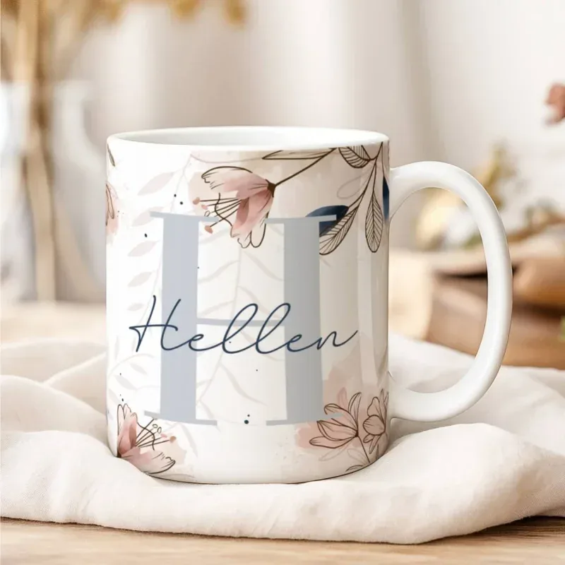 Caneca Alfabeto Floral A a Z Versão 2-gallery