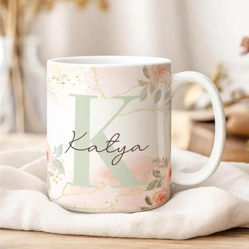Caneca Alfabeto Floral A a Z Versão 2-gallery