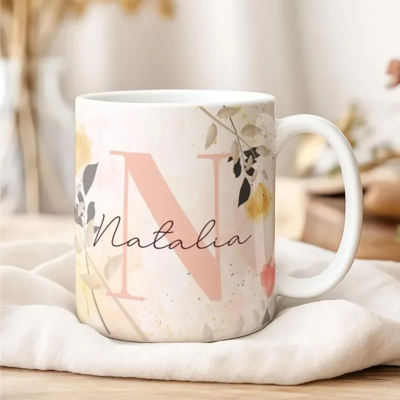 Caneca Alfabeto Floral A a Z Versão 2-gallery
