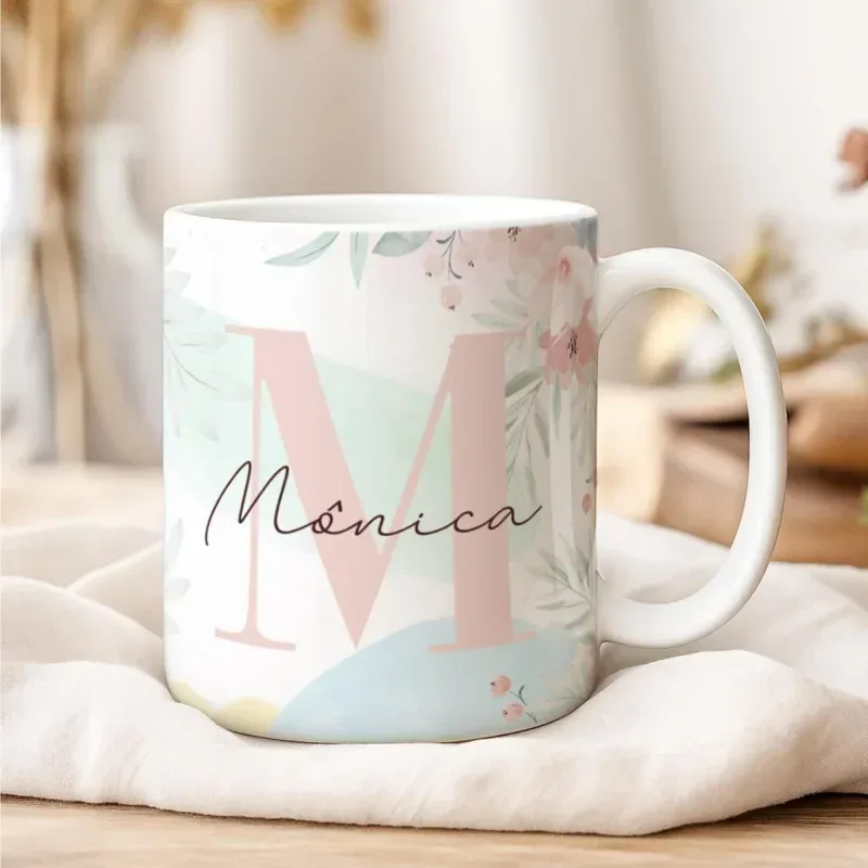 Caneca Alfabeto Floral A a Z Versão 2-gallery