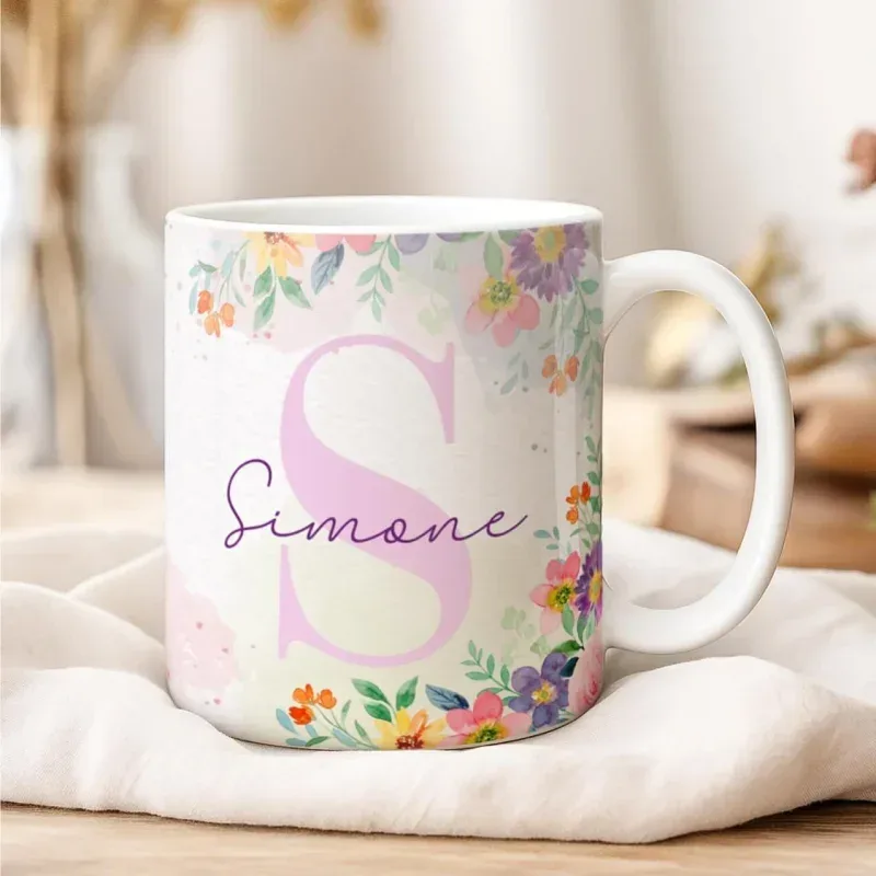 Caneca Alfabeto Floral A a Z Versão 2-gallery