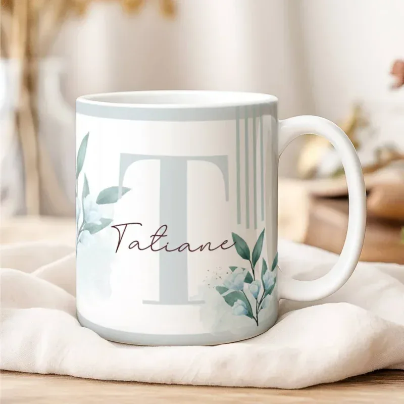 Caneca Alfabeto Floral A a Z Versão 2-gallery
