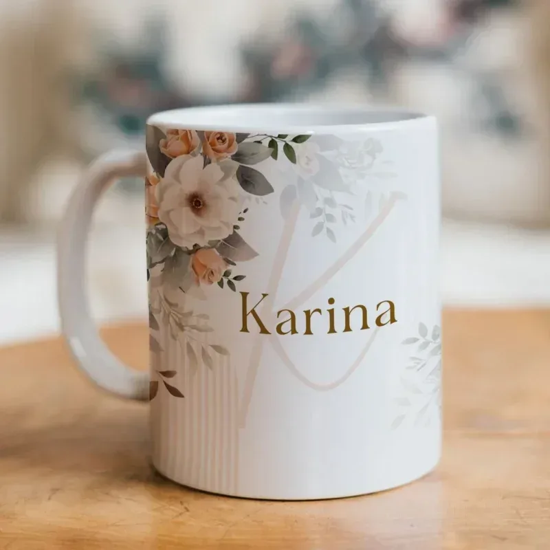 Caneca Alfabeto Floral A a Z Versão 3-gallery