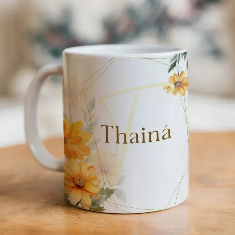 Caneca Alfabeto Floral A a Z Versão 3-gallery