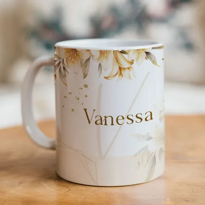 Caneca Alfabeto Floral A a Z Versão 3-gallery