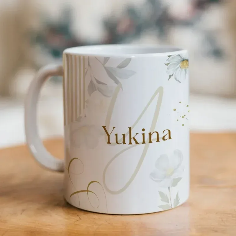 Caneca Alfabeto Floral A a Z Versão 3-gallery