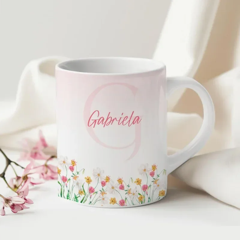 Caneca Alfabeto Floral A a Z Versão 4-gallery