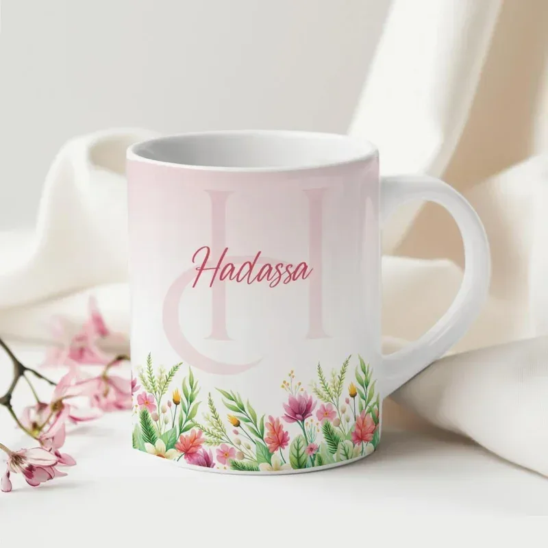 Caneca Alfabeto Floral A a Z Versão 4-gallery