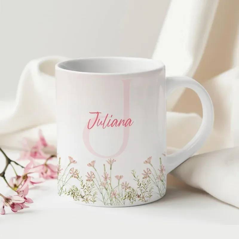 Caneca Alfabeto Floral A a Z Versão 4-gallery