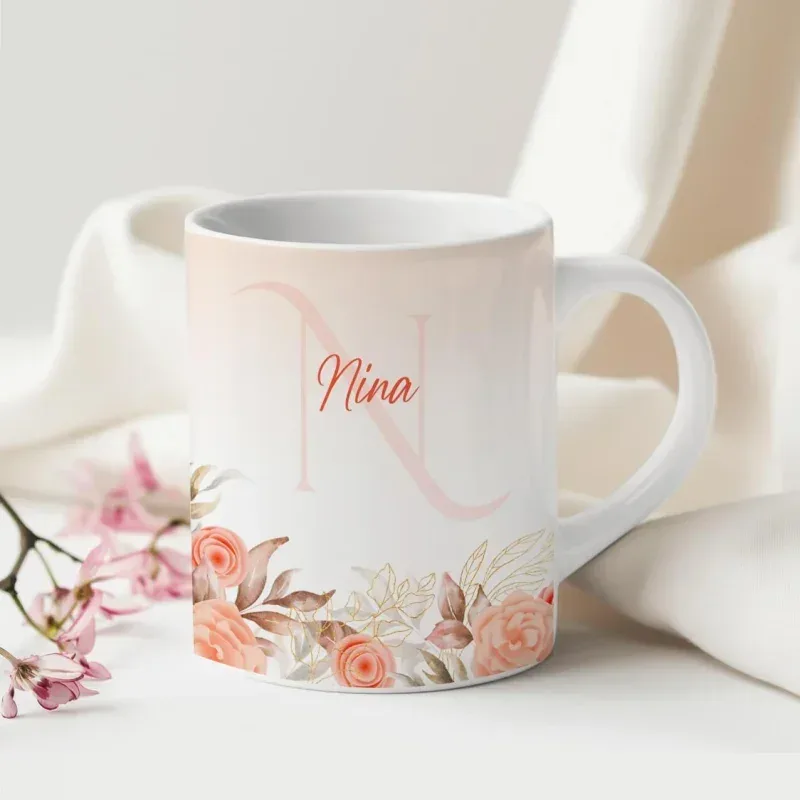Caneca Alfabeto Floral A a Z Versão 4-gallery