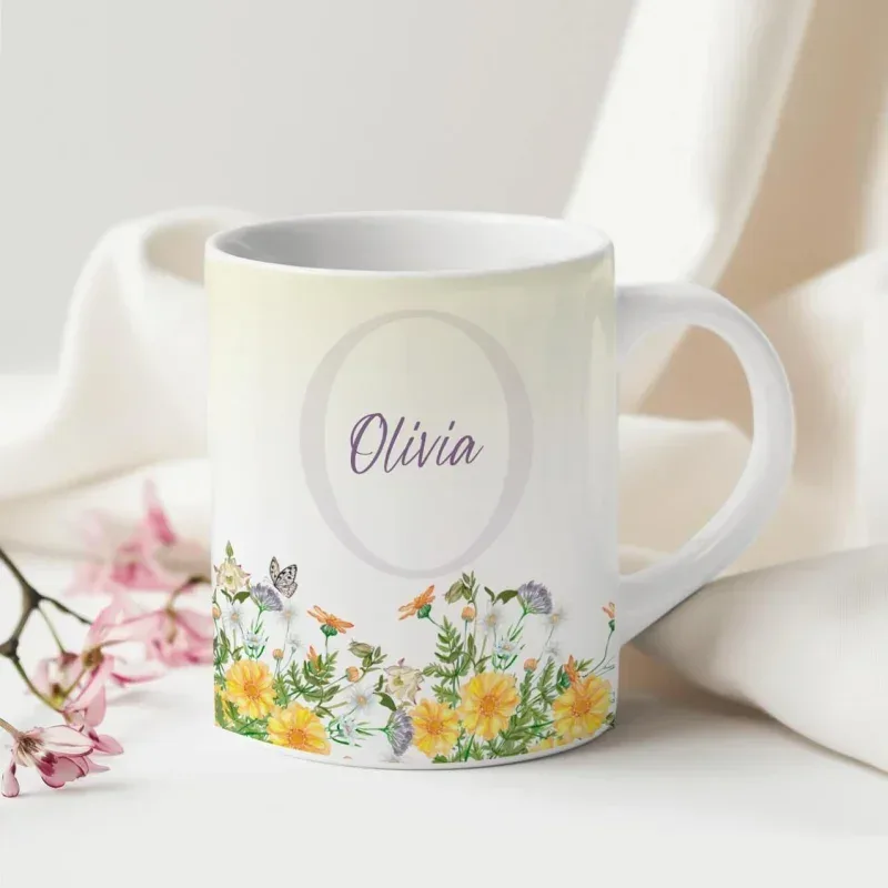 Caneca Alfabeto Floral A a Z Versão 4-gallery
