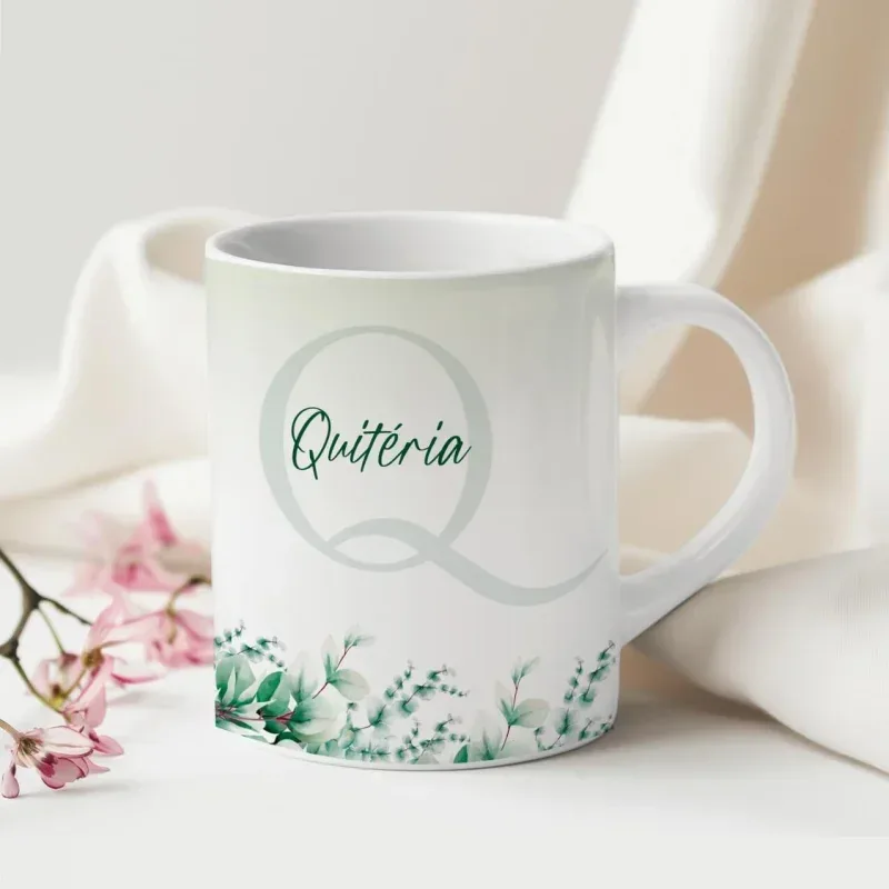 Caneca Alfabeto Floral A a Z Versão 4-gallery