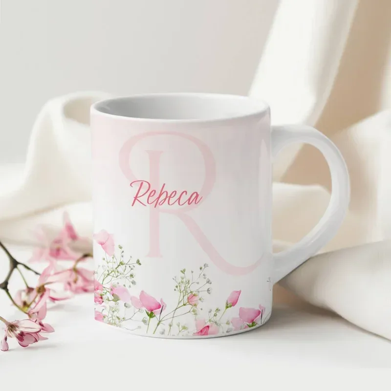 Caneca Alfabeto Floral A a Z Versão 4-gallery
