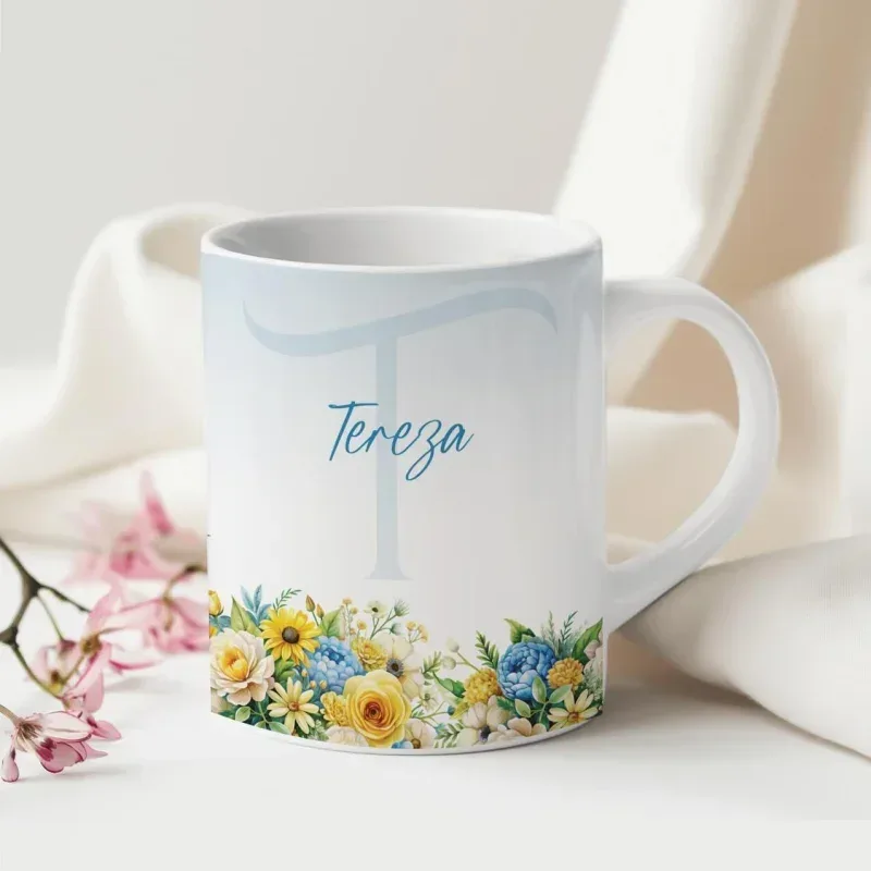 Caneca Alfabeto Floral A a Z Versão 4-gallery