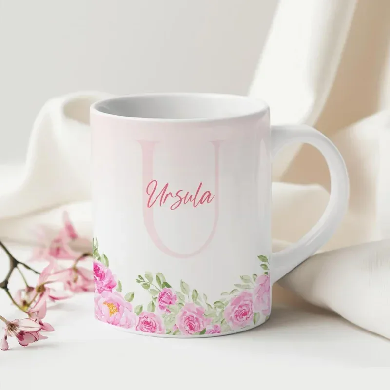 Caneca Alfabeto Floral A a Z Versão 4-gallery