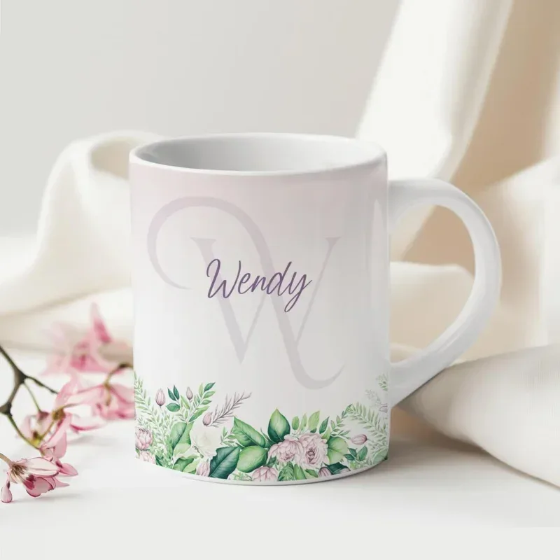 Caneca Alfabeto Floral A a Z Versão 4-gallery
