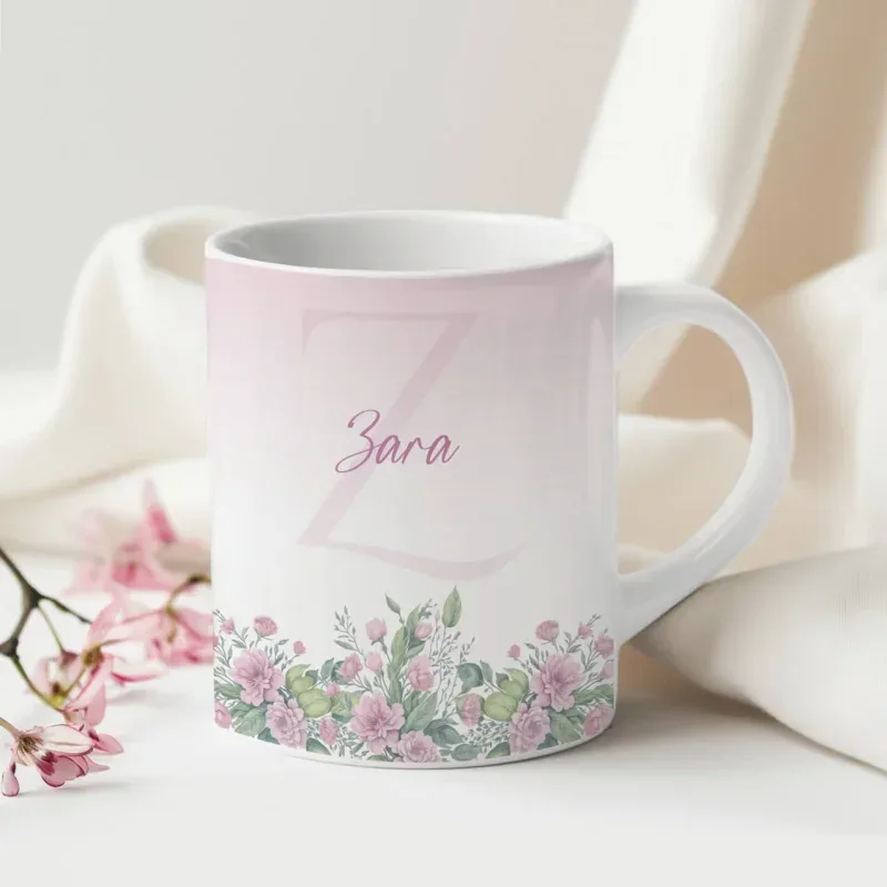 Caneca Alfabeto Floral A a Z Versão 4-gallery