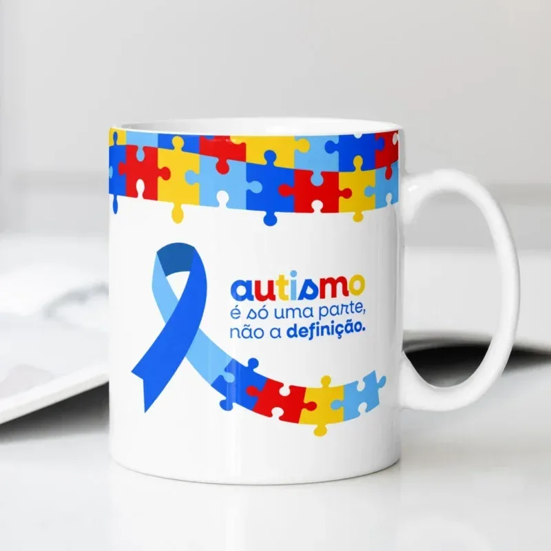Caneca Autismo É Só Uma Parte