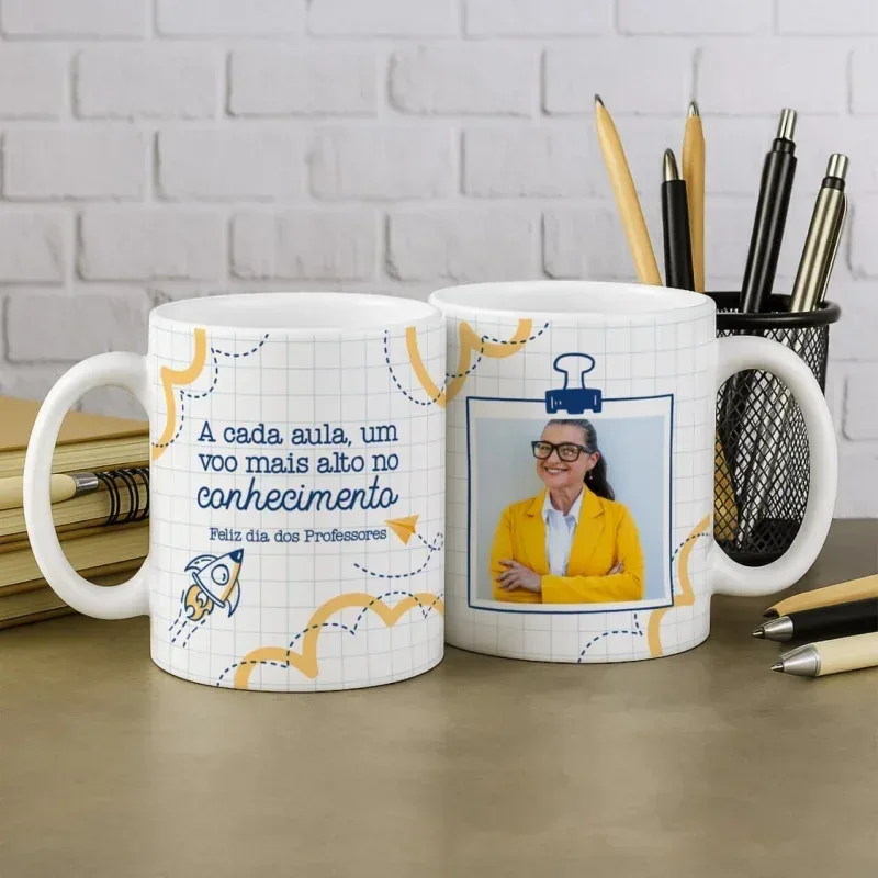 Caneca Professores Um voo alto-gallery