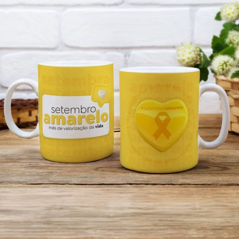Caneca Setembro Amarelo