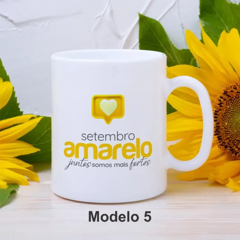 Caneca Setembro Amarelo Juntos somos mais Fortes 5 Modelos-gallery