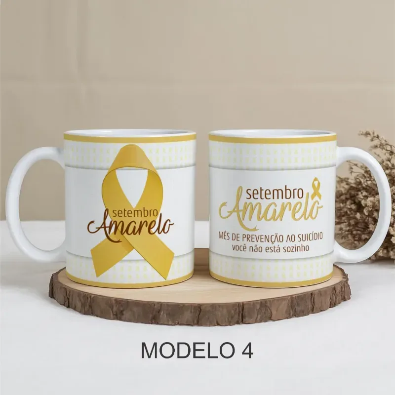 Caneca Setembro Amarelo Você Não Estar Sozinho 6 Modelos-gallery